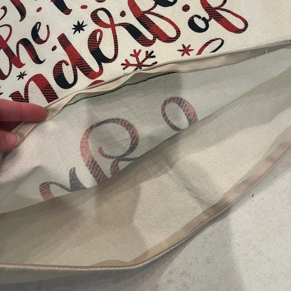 Sold Festive Holiday Euro Pillow Covers. Set of 2.
